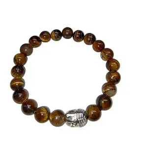 OCCULT GEMS HOUSE Multicolor Tiger's Eye Crystal Bracelet for Unisex Stretchable Beaded Healing Stone BraceletFree Size, StylishSpiritual Jewelry for Meditation, Energy Balance