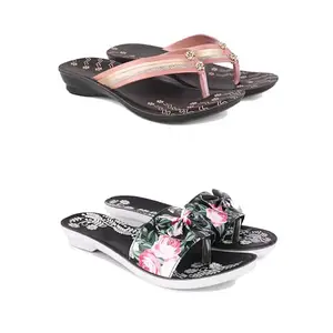 Women's Sandals | Lightweight Wear| Stylish & Easy to Wear For Women'S GP-SAN-(2-COMBO)-1956-1965-6