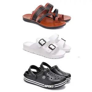 DRACKFOOT Men's Sandals | Lightweight Wear| Stylish & Easy to Wear For Men's GR-SAN-(3-COMBO)-3151-3113-3014-8