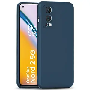 Generic Aviaaz Back Cover OnePlus Nord 2 5G Scratch Proof | Flexible | Matte Finish | Soft Silicone Mobile Cover OnePlus Nord 2 5G (Blue)
