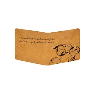 Shoprider Shopider Printed Multicolor Genuine Leather Brown Wallet,Canvas Printed Wallet for Men & Boys Multicolor Purse