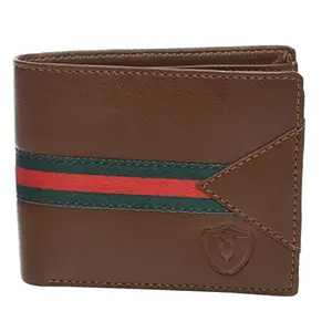 Keviv® Genuine Leather Wallet for Men (GW119-A) (Tan)