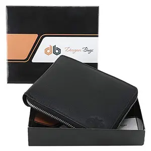 Designer Bugs Unisex Genuine Leather Wallet Black