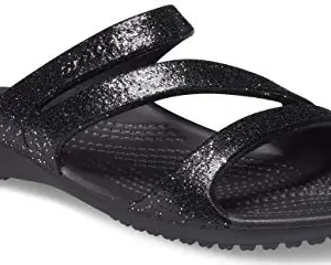 Crocs Women's Kadee2GltrSndlW Black Sandal (207315-001)