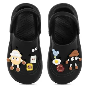 CASSIEY Fashionable Comfortable Lightweight Casual Clogs Sandal for Women's- Black