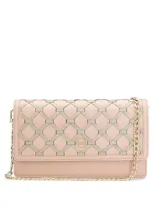 Da Milano Genuine Leather Pink Womens Sling Wallet (10206)