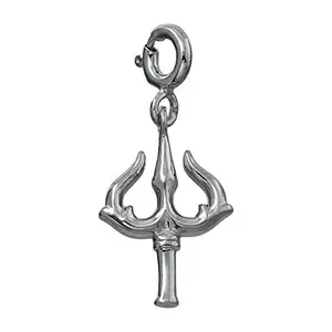 FOURSEVEN® Shakti Trishul Charm - Fits in Bracelet, Pendant and Necklace - 925 Sterling Silver Jewellery for Men and Women (Best Gift for Him/Her)