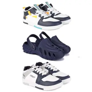 DRACKFOOT Men's Sports Shoes | Lightweight Stylish & Easy to Wear for Men'sGR-(3-Combo)-1074-3136-1075-9 Multicolor