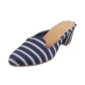 Metro Womens Synthetic Blue Slip Ons (Size (8 UK (41 EU))