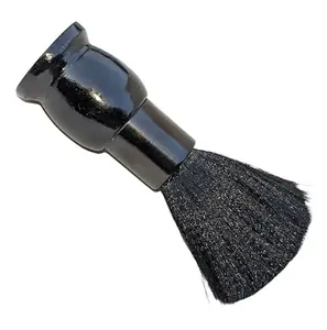 Wood Duster Cleaning Brush Soft Beard Brush with Wooden Handle for Barber Hair Cutting Salon & Parlor Hair | Professional Hairstylist Brush Soft Beard Brush