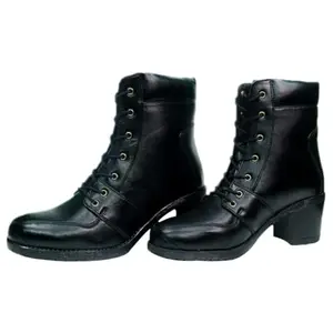 Women's High Ankle Boots with Lace-Up Detailing | Sleek and Sophisticated Ankle Boots | Classic & Modern Shoes | Perfect for Day or Night for Every Season | All-Day Comfort