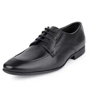 ONE8 Select Premium Genuine Leather Derby lace-up Formal Classic Breathable Dress Shoe Black