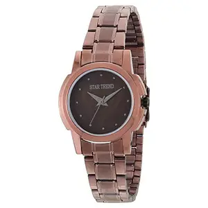 swiss track Analog Brown Dial Women's Watch (Model_ST_8) Pack of 1