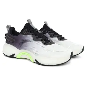 ANTA Mens 812225520-4 Blk/Ivory White Running Shoe - 10 UK (812225520-4)