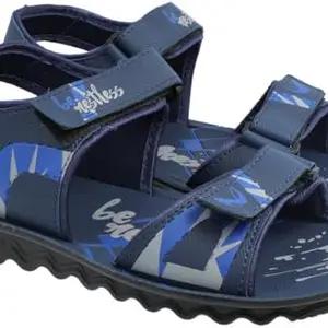 WALKAROO WG5706 Mens Casual and Regular Wear Sandals - Blue