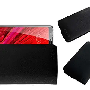 ACM Rich Soft Handpouch Carry Case Compatible with Micromax Canvas Infinity Life Mobile Leather Cover Black