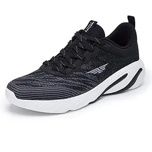 Red Tape Men's Sports Shoes - Extreme Comfort, Soft Cushioned Insole, Slip-Resistance, Arch Support, Shock Absorption, Perfect for Walking & Running Black