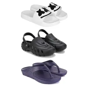 Men's Sandals | Lightweight Wear| Stylish & Easy to Wear For Men's GPT-SAN-(3-COMBO)-3030-3138-3153-9