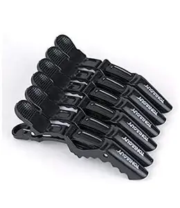 ShopClub Hair Styling Plastic Clips Crocodile Plastic Hair Grip Clips Section Cutting Duckbill Sectioning Clips Durable alligator for Women & Girls