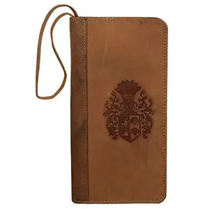 STYLE SHOES Tan Smart and Stylish Leather Passport Holder