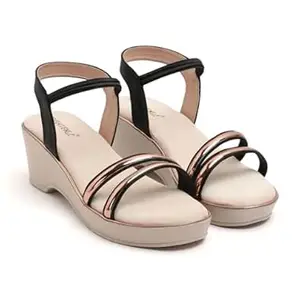 HEIGHTEN Women’s Synthetic Leather Heels | Stylish Artificial Leather High Heel Sandals for Party & Office Wear