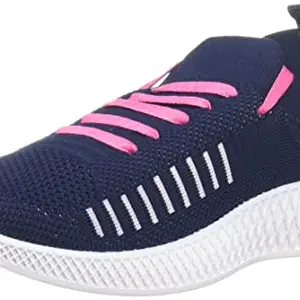 ABROS Women's Ryle-O ASDL0104O Sports Shoes -Navy/White-4UK