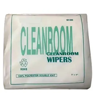 Aadvay 150 Pieces ESD Anti Static Cleanroom Lint Free Cloth Polyester Wipes - Size = 9
