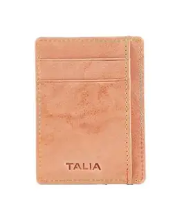 TALIA - The Vertical Card case is a Compact and Sleek Storage Solution Designed to Hold Various Types of Cards in an Upright Position.