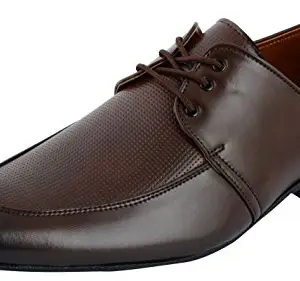 Auserio Men's Brown Formal Shoes - 6 UK/India (40 EU)(SS 911)