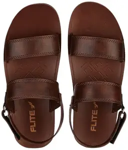 FLITE PU Men's Slipper, BROWN,8UK,PUG155GBRBR0008