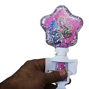 Unicorn Cute Anti-Static Hair Brush Girl Princess Massage Comb Shower Wet Detangle Hair Brush Salon Tools (Multicolour)