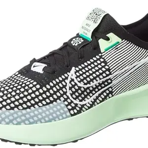 Nike Men's Interact Run Running Shoes-Black/White-Platinum Tint-Vapor GREEN-FD2291-006-8UK
