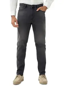 The Pant Project Whiskered Slim Fit Stretchable Jeans for Men | Mens Stylish Denim Cotton Jeans