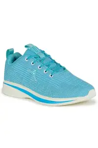 ABROS Freesia Sports Shoes for Women Aqua/White 5UK