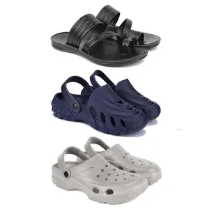 DRACKFOOT Men's Sandals | Lightweight Wear| Stylish & Easy to Wear For Men's GR-SAN-(3-COMBO)-3152-3136-3124-10
