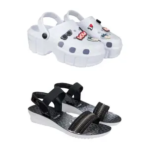 SPORTER Extra Soft Classic Casual wear with Ultra Soft Flexibility Technology Heels for Women's/Girl's(2013+1931) Multicolor