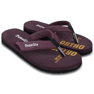 Dunelite Ortho Eva Taper Slipper for Women | Lightweight, Comfortable Footwear Designed for Relaxation, Casual Wear, Stylish& Functional Design | Perfect for Everyday Use&Comfort Coffee Color Size - 5