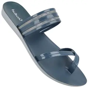 WALKAROO WL7470 Womens Fashion Sandals for Casual Wear and Regular use - Teal Blue