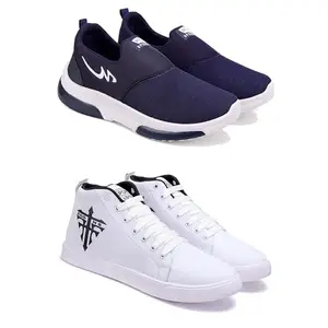 DRACKFOOT Men's Sports Shoes Collection Gym,Running,Men's Sports Shoes for Every Sport GRT-(Combo-2)-1078-1034-9 Multicolor