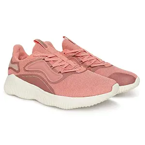 ANTA Womens 82945565-3 L.Pink/Gold/White Running Shoe - 4 UK (82945565-3)