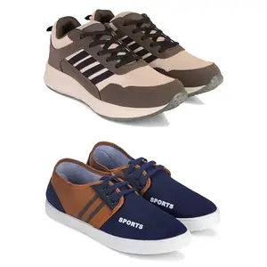 Stylish Shoes for Men.Quality Shoes for Men's GR-(Combo-2)-1099-1005-8 Multicolor