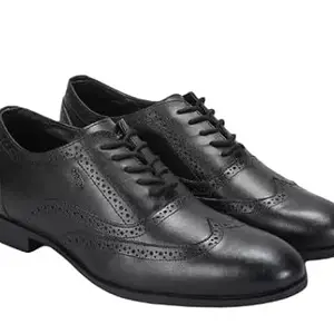 Lee Cooper Men's LC4991E Leather Formal Shoes_LC4991E_Black_43