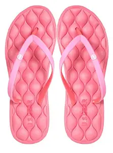 U. S GEAR Women's UWFQS1013$Dark Pink flip-Flop-4 UK