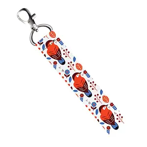 ISEE 360® Birds Lanyard Bag Tag with Swivel Lobster for Gift Luggage Bags Backpack Laptop Bags Travelers Students Worker L X H 5 X 0.8 INCH