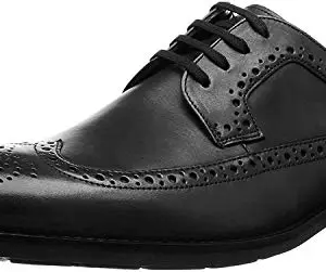 Clarks Men's Black Leather Formal Shoes - 11 UK (46 EU) (26143811)