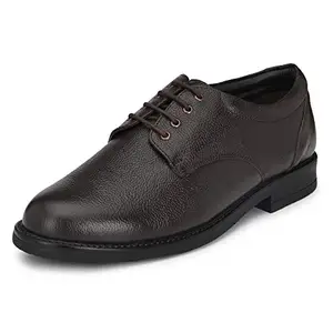 Burwood Men BWD 237 Brown Leather Formal Shoes-6 UK (40 EU) (BW 238)
