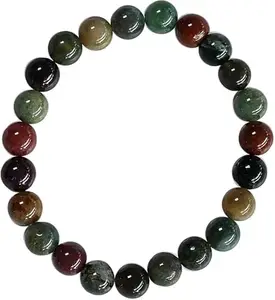 AAMRAPALI SILVER GEMS Zebra Jasper Strength Bracelet - Genuine Stones for Physical Power