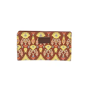 Caprese Womens Snap Closure 1 Fold Wallet (Brown_Free Size)