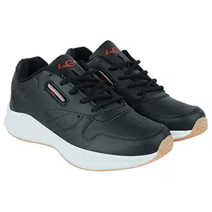 Lancer Mens RAMBO-171 Black Running Shoe - 7 UK (RAMBO-171BLK-RED-7)