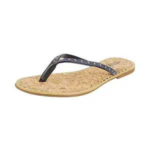 Metro Womens Synthetic Black Slippers (Size (4 UK (37 EU))